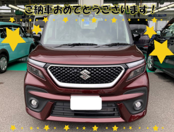 ソリオバンディット　ＨＹＢＲＩＤ　ＭＶ ご納車おめでとうございます♪