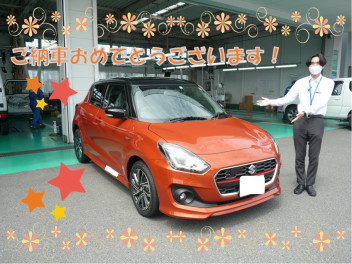 SWIFT　HYBRID RSご納車おめでとうございます♪