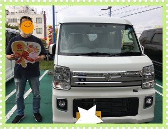 エブリイワゴン納車しました☆