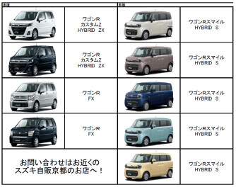 【7/２(水)】在庫車情報更新【ワゴンRと・・・】