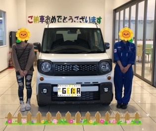 スペーシアギア納車です☆