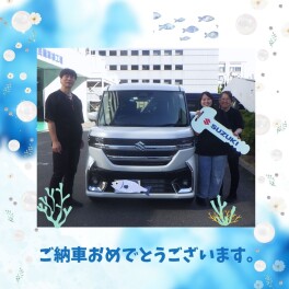 スペーシアカスタムご納車です♪