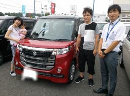Ｔ様、スペーシアカスタムＺ納車しました！！