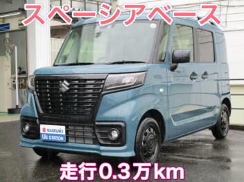 【在庫紹介】スペーシア ベース（2025年式）｜元試乗車×走行0.3万km！仕事にも遊びにも使える軽バン【スズキユーズステーション大津】