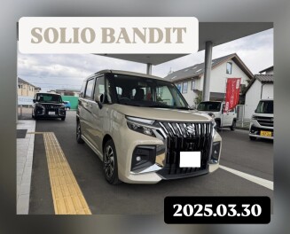 New ソリオバンディットご納車です！！