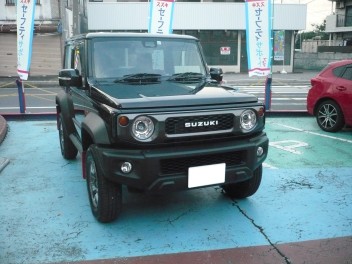 新車ジムニーシエラ納車です。