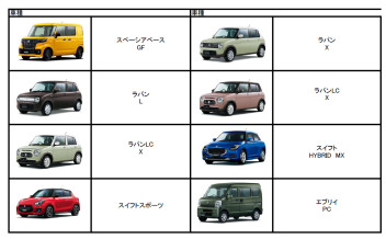 【10月４日】在庫更新【カラフル～♪なクルマ】