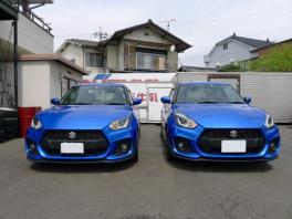 スイフトスポーツ車高調入れました！！！