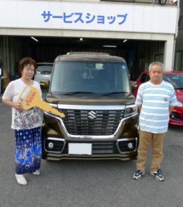 スペーシアカスタム納車！！