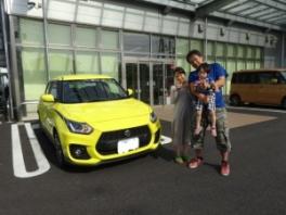 スイフトスポーツ　納車おめでとうございます!!