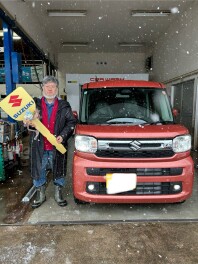 I様　スペーシアご納車おめでとうございます