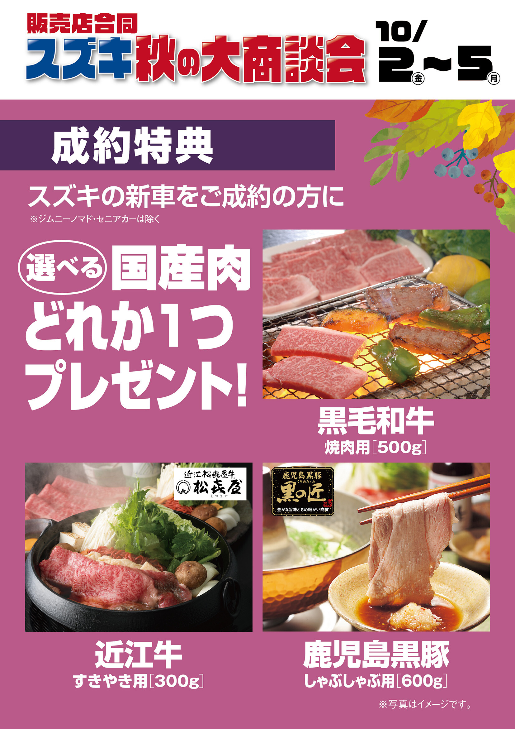 スズキ秋の大商談会 開催します！｜イベント/キャンペーン｜お店ブログ