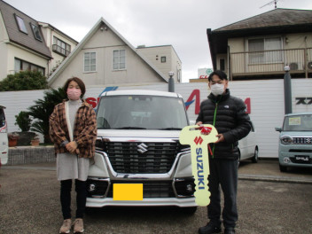 神戸市F様スペーシアカスタム納車式！