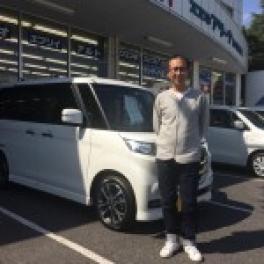 いつも笑顔のＹ様　スペーシアご納車