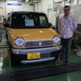 鮮やかイエロー ハスラーご納車さいたま市 Ｉ様