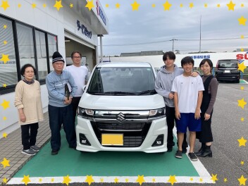 ワゴンR納車させていただきました☆