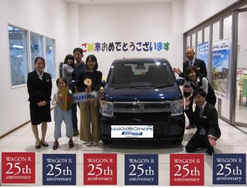 ワゴンＲ２５周年記念車　ご納車