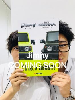 ＮＥＷ（新型）Ｊｉｍｎｙ（ジムニー）ＣＯＭＩＮＧ　ＳＯＯＮ（近日発売）でございます。