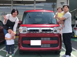 深谷市在住の山本様、新型スペーシアのご納車おめでとうございます。