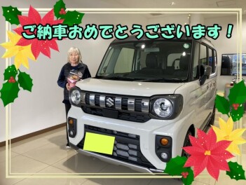 M様に新型スペーシアギアをご納車しました！