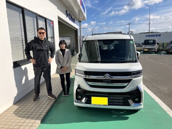 スペーシア納車させていただきました☆