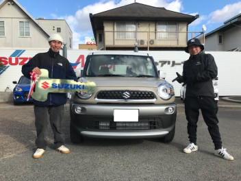 明石市S様クロスビー納車式！