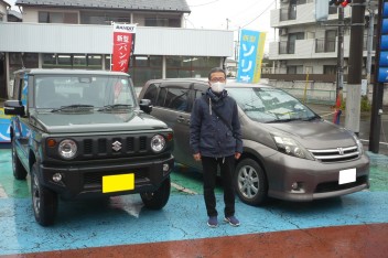 新車ジムニー納車です。