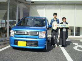 ワゴンＲご納車、おめでとうございます。