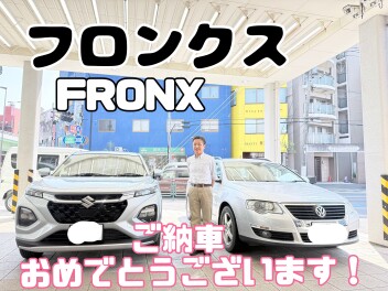 フロンクスご納車させていただきました！