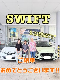 スイフトご納車させていただきました！！