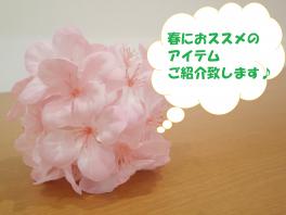 ★ 春におススメのアイテムのご紹介 ★