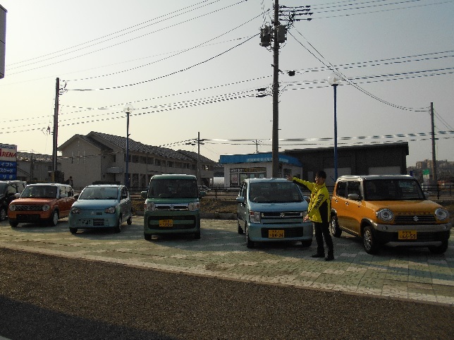 試乗車並び替えカワウチ