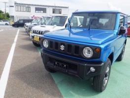新型ジムニーの実車が届きました