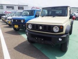 ジムニーシエラの実車も到着