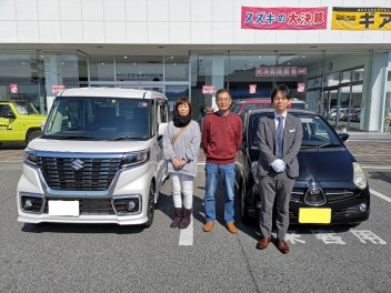 ～S様～　新車スペーシアカスタム納車