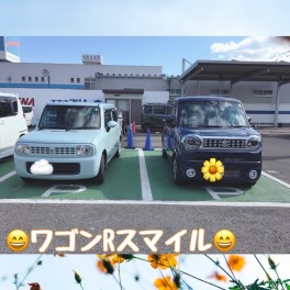 ワゴンＲスマイル納車式！