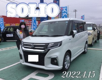 ソリオ納車しました！！