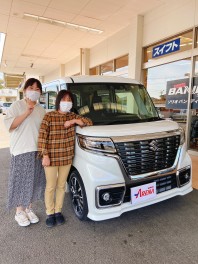 スペーシアカスタムを納車しました♪