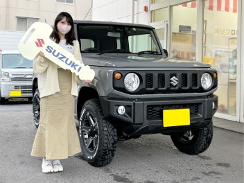 千葉市にお住いのM様にジムニーをご納車いたしました。