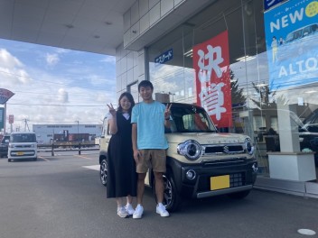 祝！ハスラーご納車おめでとうございます！