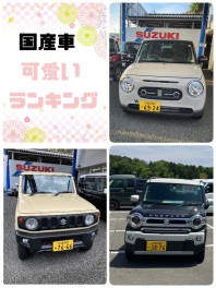 国産車可愛いランキングの１位は・・・！！