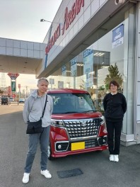 祝！スペーシアカスタムご納車おめでとうございます！