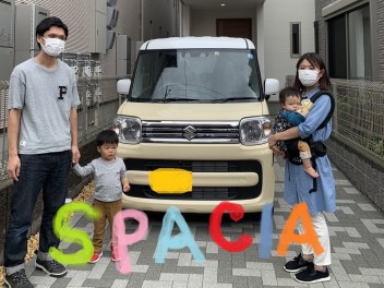 Ｎ様☆スペーシア納車させていただきました