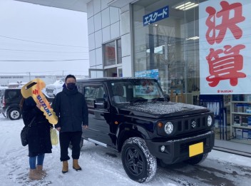 祝！ジムニーご納車おめでとうございます！