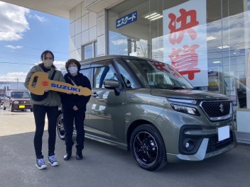 祝！ソリオバンディットご納車おめでとうございます！