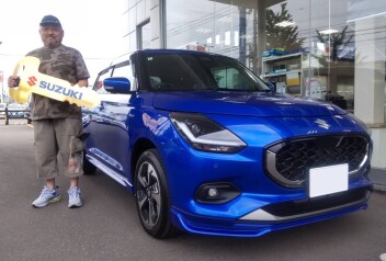 祝！新型スイフトご納車おめでとうございます！