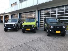 新型ジムニーの試乗車あります！！
