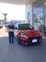 祝！スイフトスポーツご納車おめでとうございます！