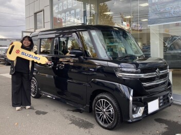 祝！スペーシアカスタムご納車おめでとうございます！