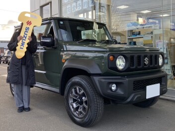 祝！ジムニーシエラご納車おめでとうございます！